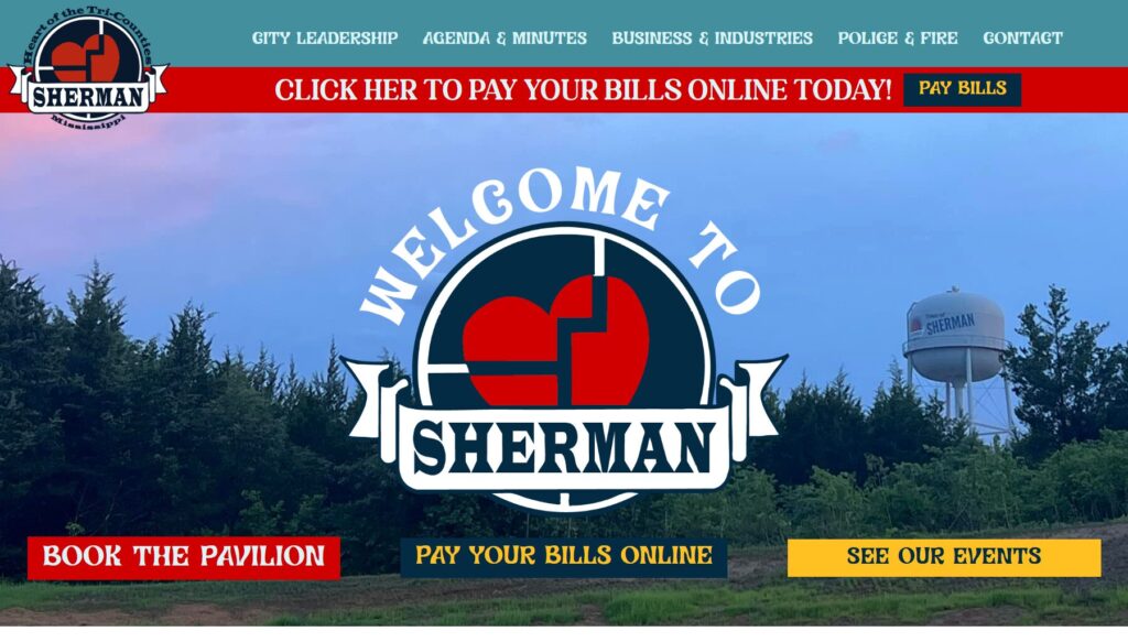 Town of Sherman Hero