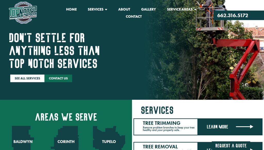 Top Notch Tree Service hero